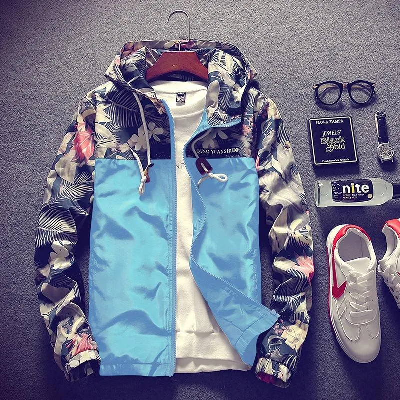 Popular Jacket Mix Colours Hooded Cardigan Outerwear