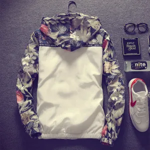 Popular Jacket Mix Colours Hooded Cardigan Outerwear