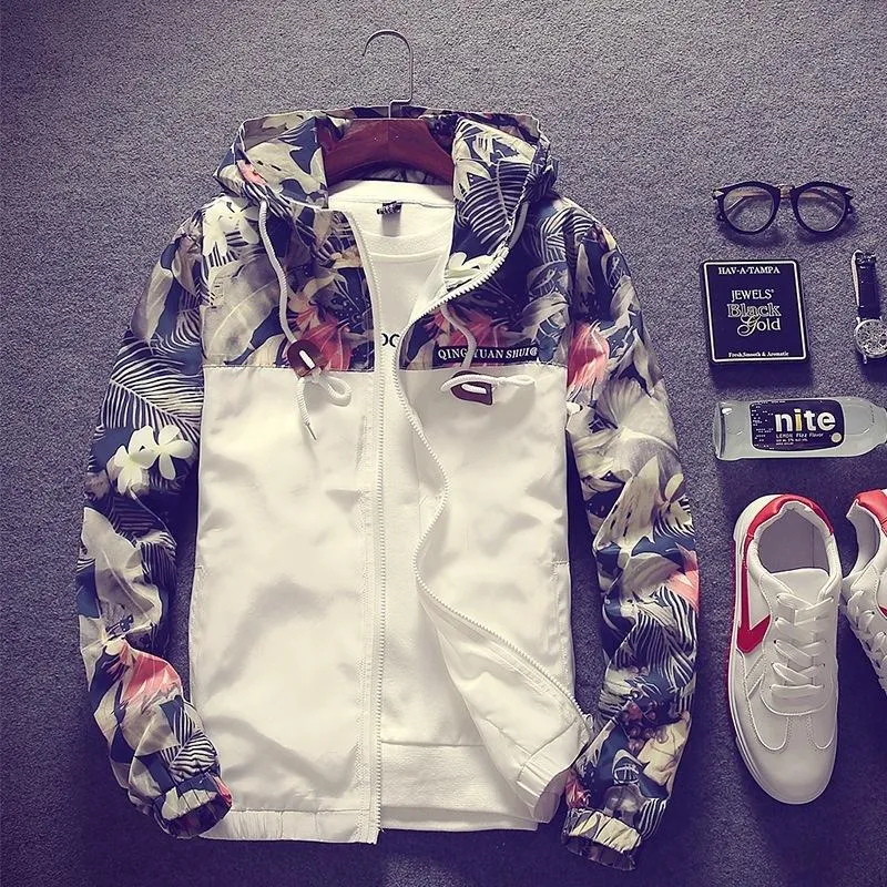 Popular Jacket Mix Colours Hooded Cardigan Outerwear