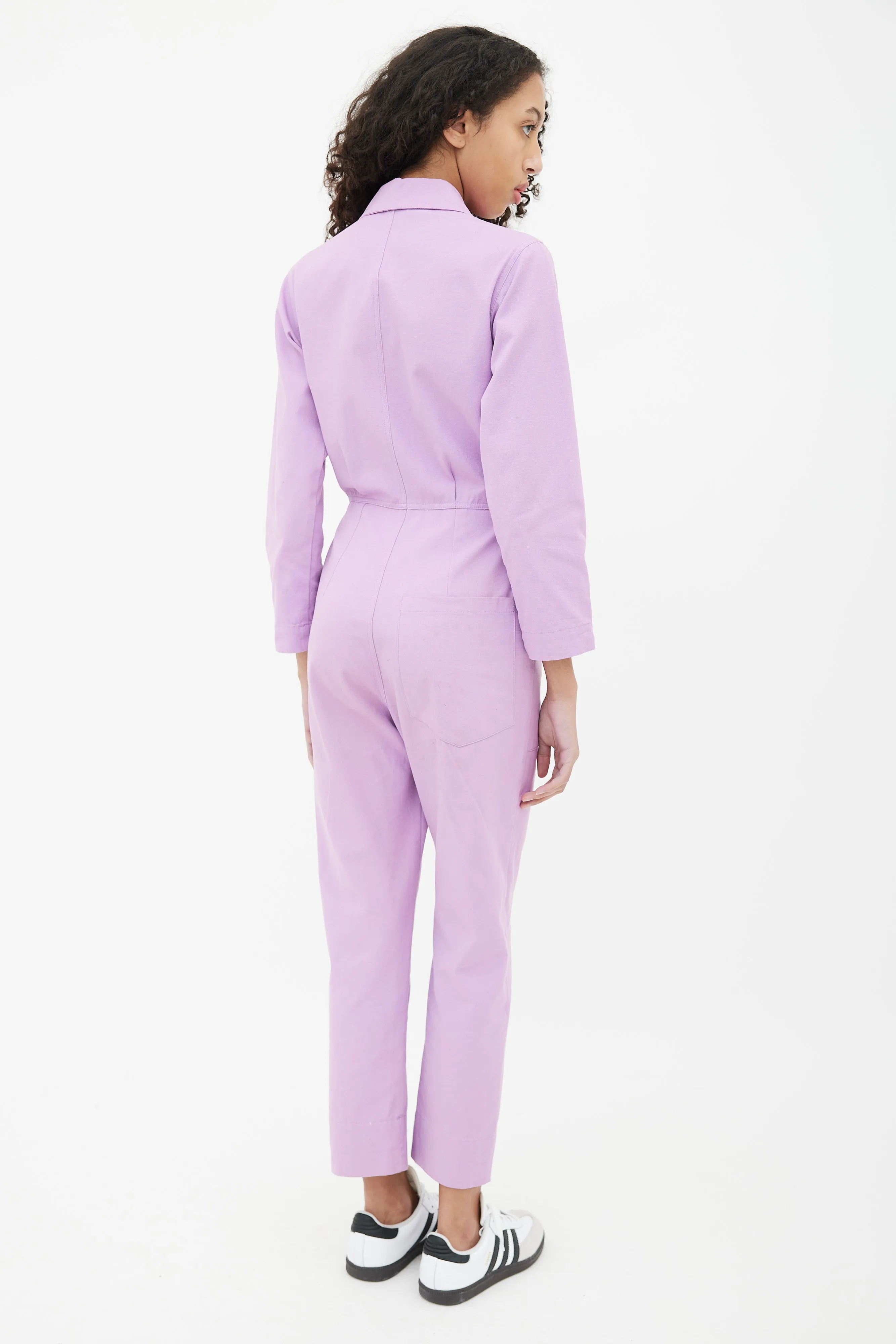Purple Utility Jumpsuit