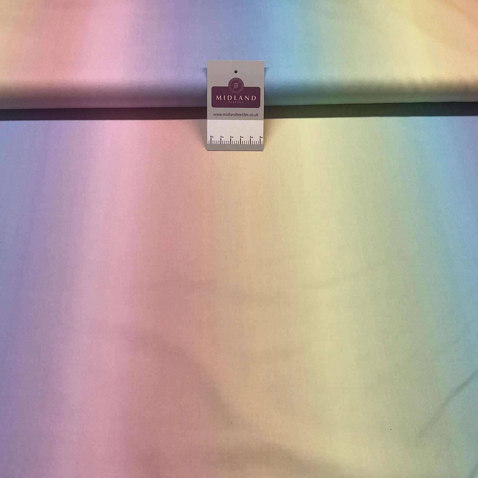 Rainbow Fine Poplin dress Fabric Sold per Metre M1881
