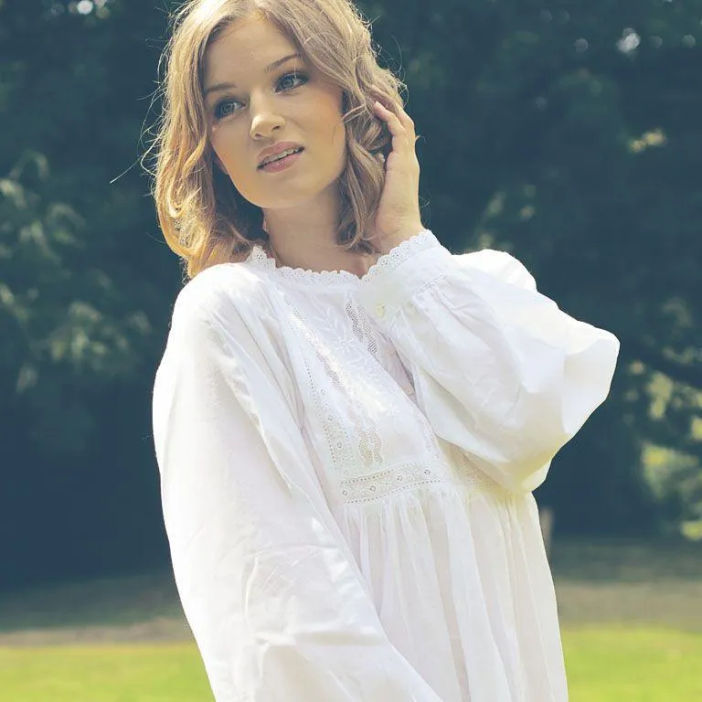 Regency Nightdress - Long Sleeve Polo Design