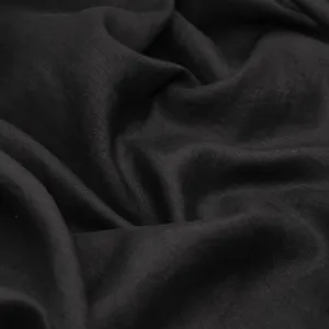 Remnant - 50cm - Breezy Lightweight Linen - Black