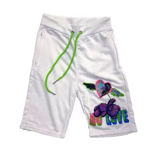 Retro Label No Love Shorts (Retro 5 Alternate Bel-Air White)