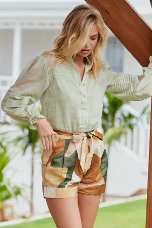 Retro Resort Pleated Shorts ~ MOS the label
