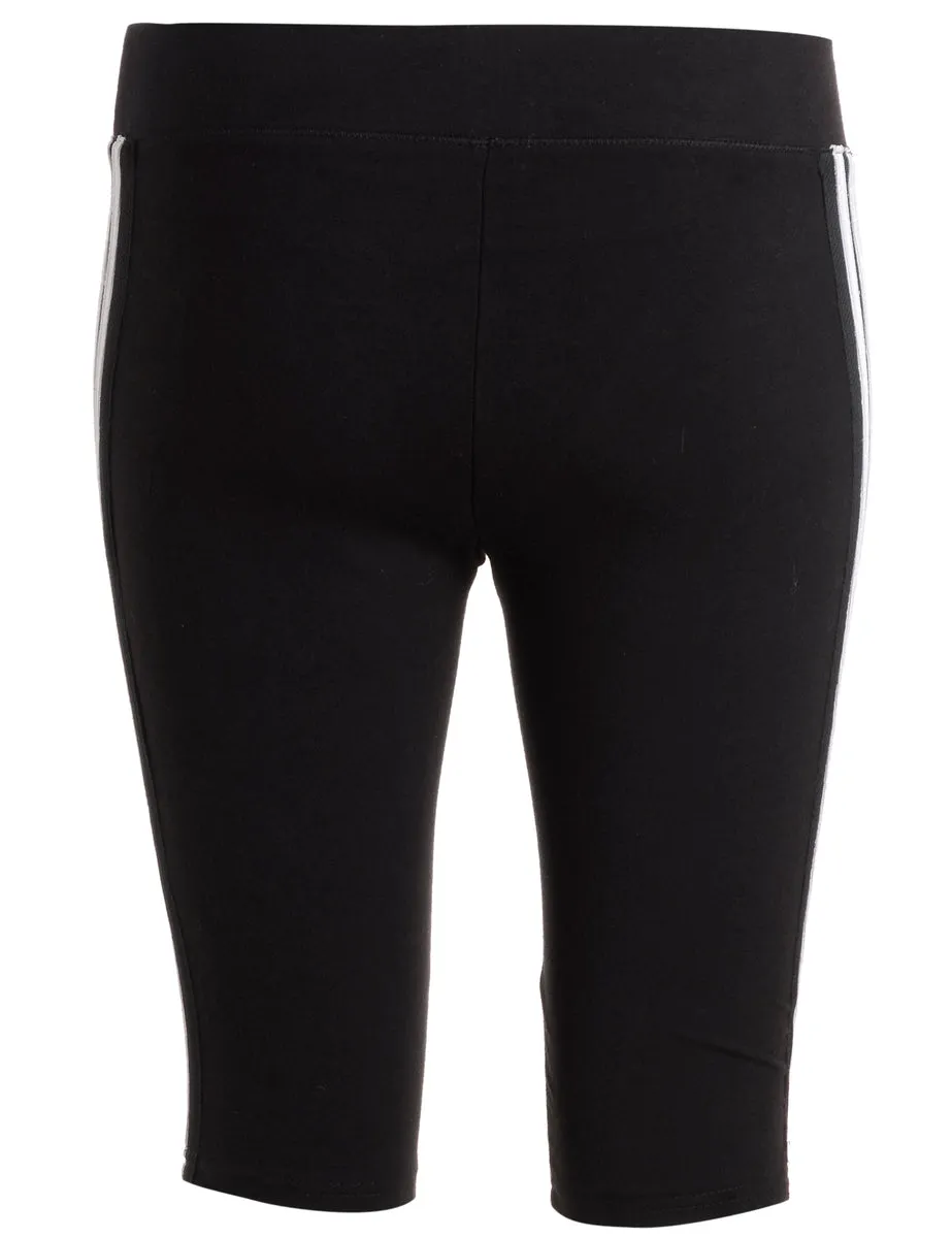 Reworked Three Stripe Cycling Shorts - W26