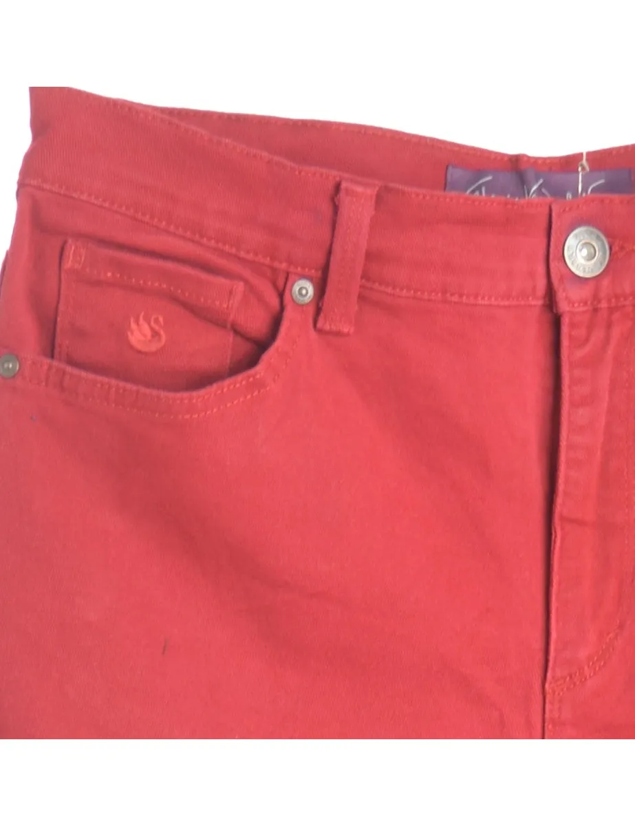 Reworked Willow Rolled Hem Denim Shorts - W34