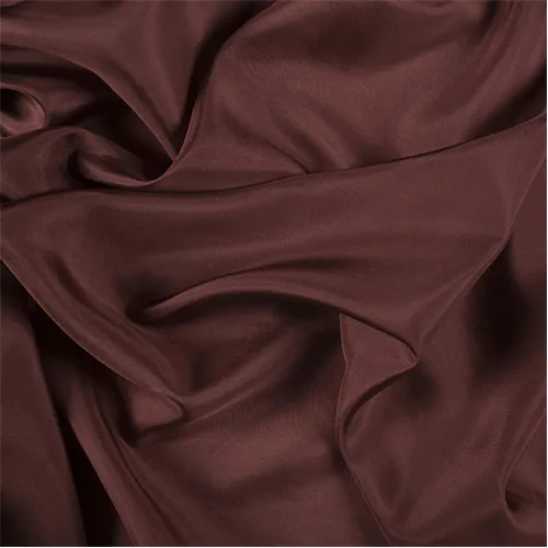 Runway Silks Rust Silk Crepe de Chine Fabric