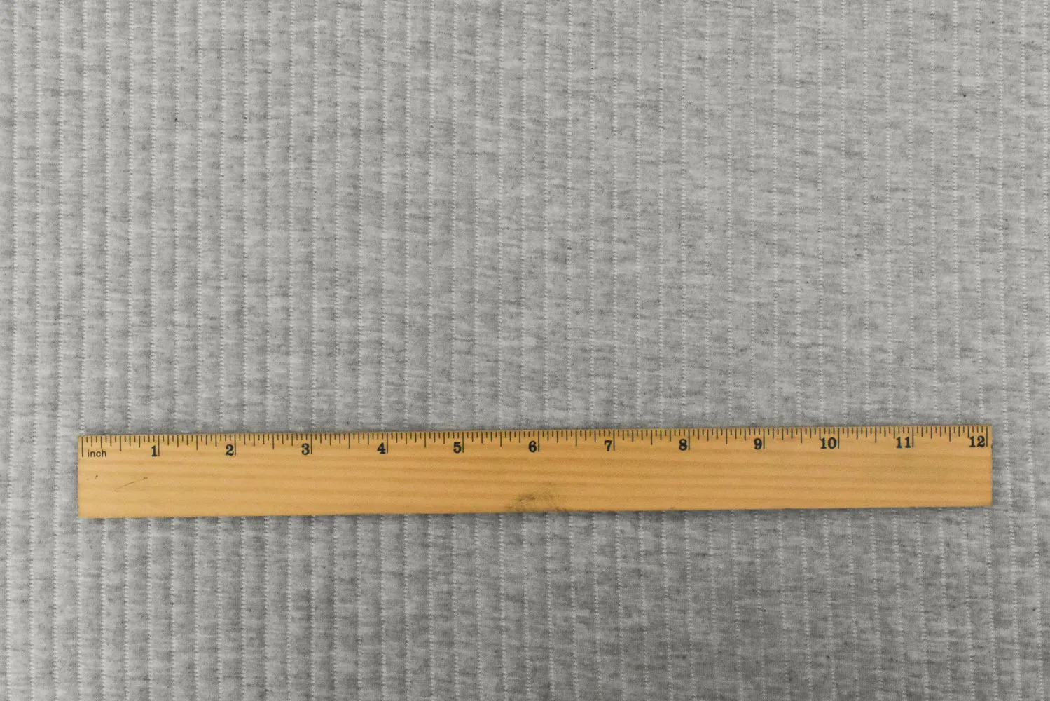 Snow Gray-Gray-White 3D Stripe Stretch Double Knit Fabric
