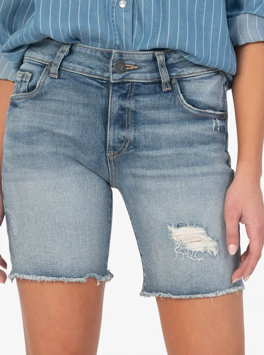 Sophia Short With Frey Hem [Most W/Medium-KS1455MA1]