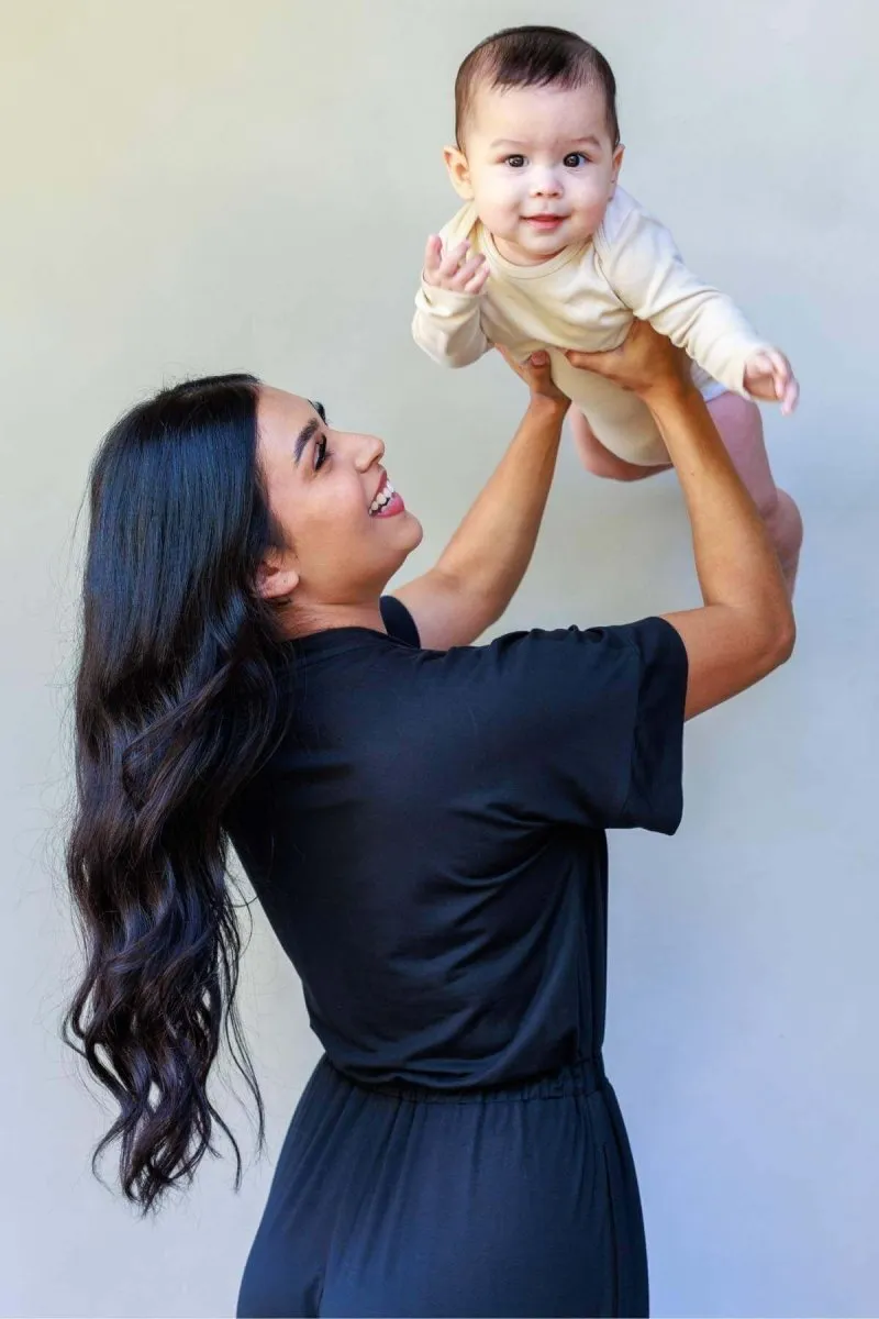 Suzanne Jersey Nursing Jumpsuit