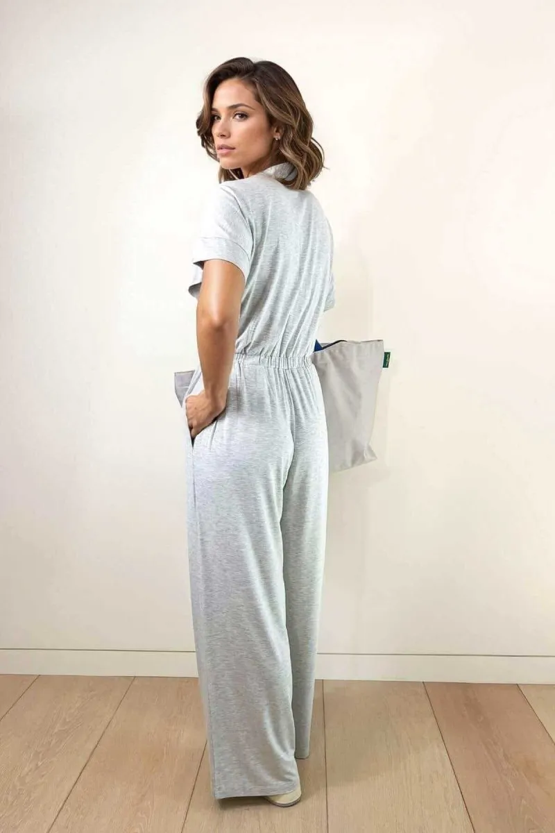Suzanne Jersey Nursing Jumpsuit