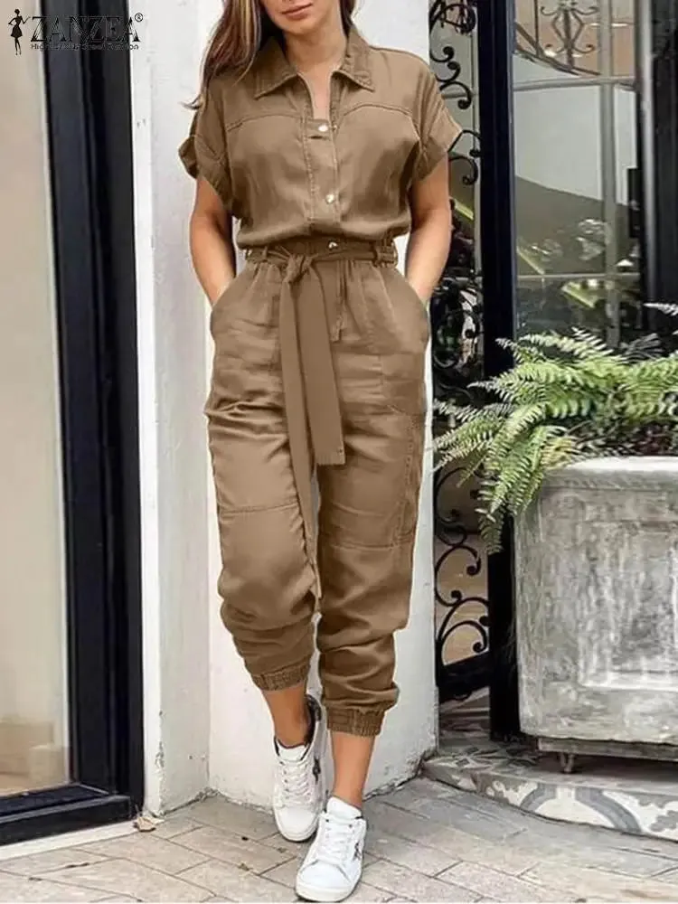 Vintage Cargo Jumpsuits