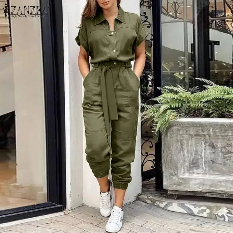 Vintage Cargo Jumpsuits