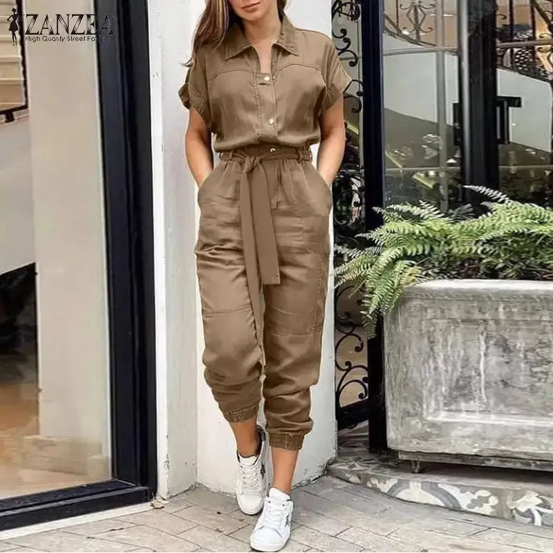 Vintage Cargo Jumpsuits