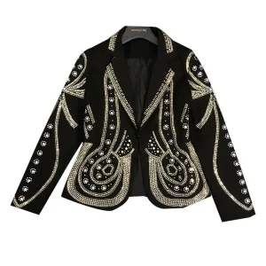 Vintage Golden Beaded Jackets